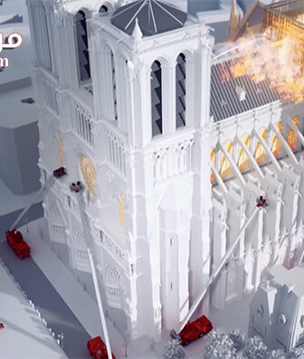 فيلم Notre-Dame Race Against the Inferno 2019 مترجم